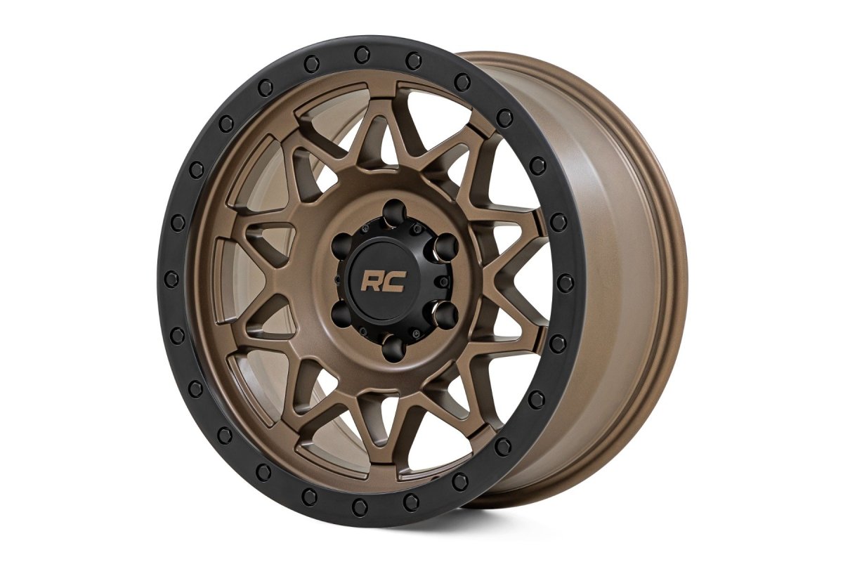 Wheel - Rough Country - 78 Series - Simulated Beadlock - Bronze/Black